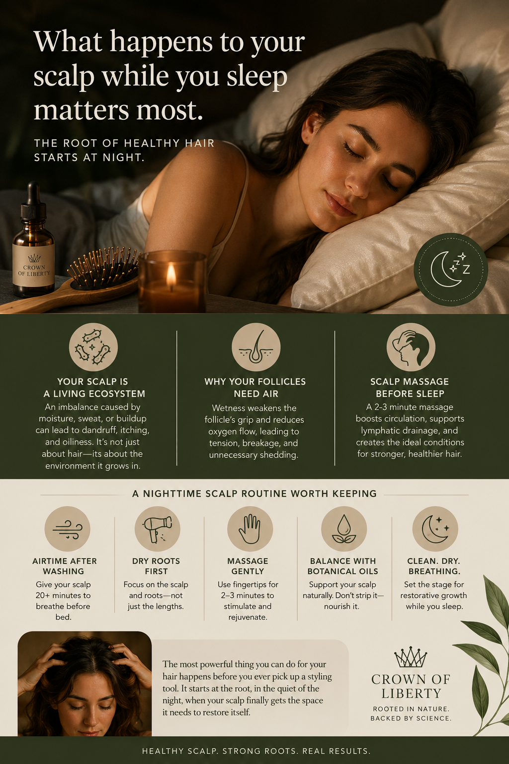 The Subconscious of Your Hair: Why Your Scalp Needs to Breathe Before You Sleep